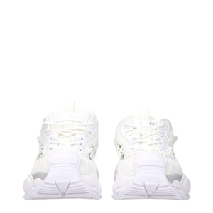 Weißes Leder Sportliche Turnschuhe