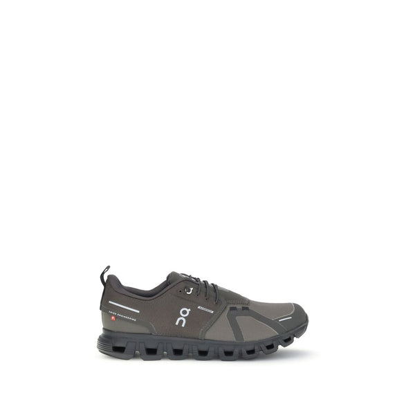 Schwarze Sneakers aus recyceltem Polyester