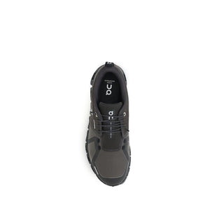 Schwarze Sneakers aus recyceltem Polyester