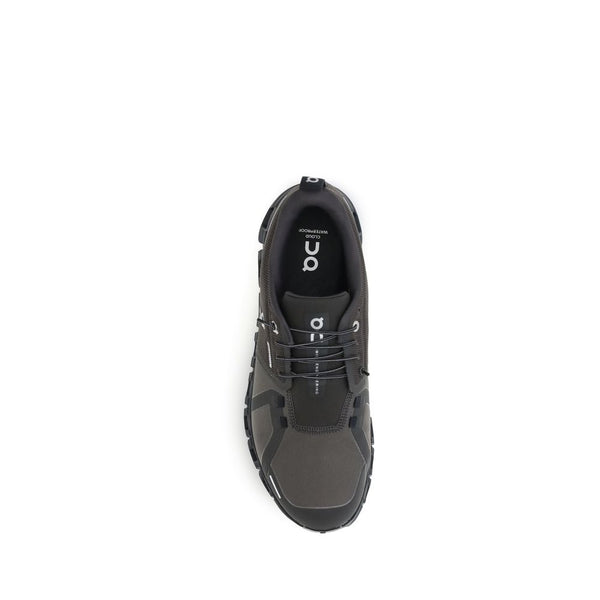 Schwarze Sneakers aus recyceltem Polyester
