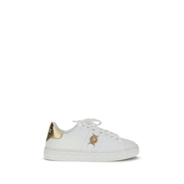 Weiße Kalbshaut Bos Taurus Sneakers mit niedrigem Schaft