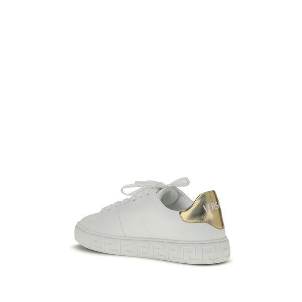 Weiße Kalbshaut Bos Taurus Sneakers mit niedrigem Schaft