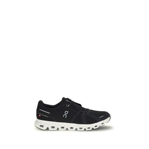 Schwarze Sneaker aus recyceltem Polyester