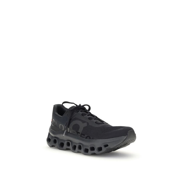 Schwarze Polyester-Sportschuhe