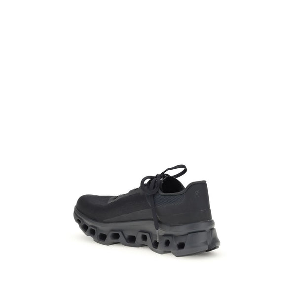 Schwarze Polyester-Sportschuhe