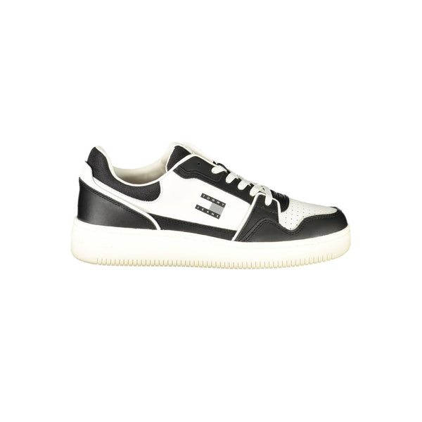 Schwarzes Leder Herren Sneaker
