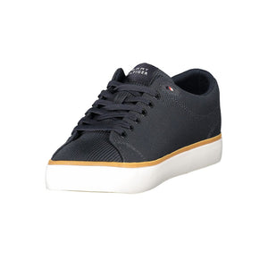 Blauer Polyester Herren Sneaker