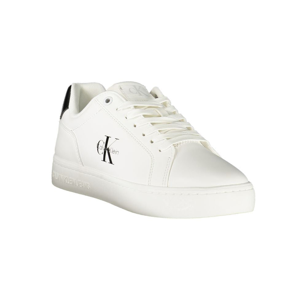Weißes Leder Damen Sneaker