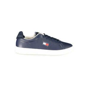 Blaue Leder Herren Sneaker