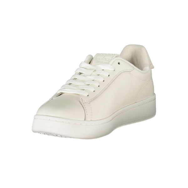 Weißes Leder Damen Sneaker
