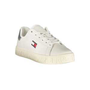 Weißes Leder Damen Sneaker