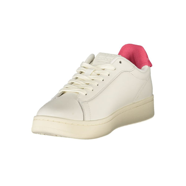 Weißes Leder Damen Sneaker