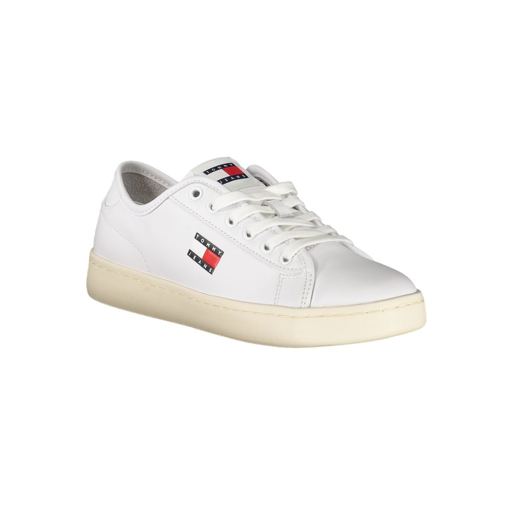 Weißes Leder Damen Sneaker