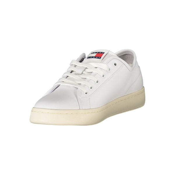 Weißes Leder Damen Sneaker