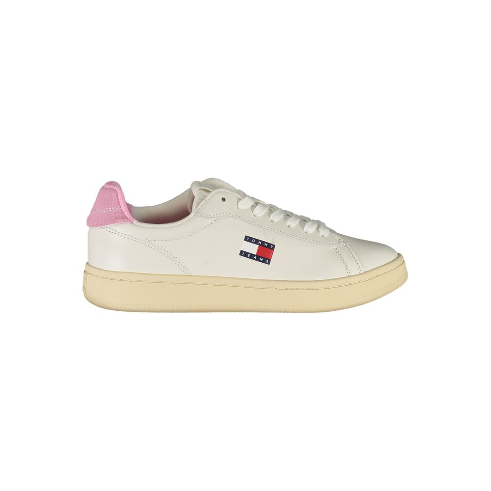 Weißes Leder Damen Sneaker