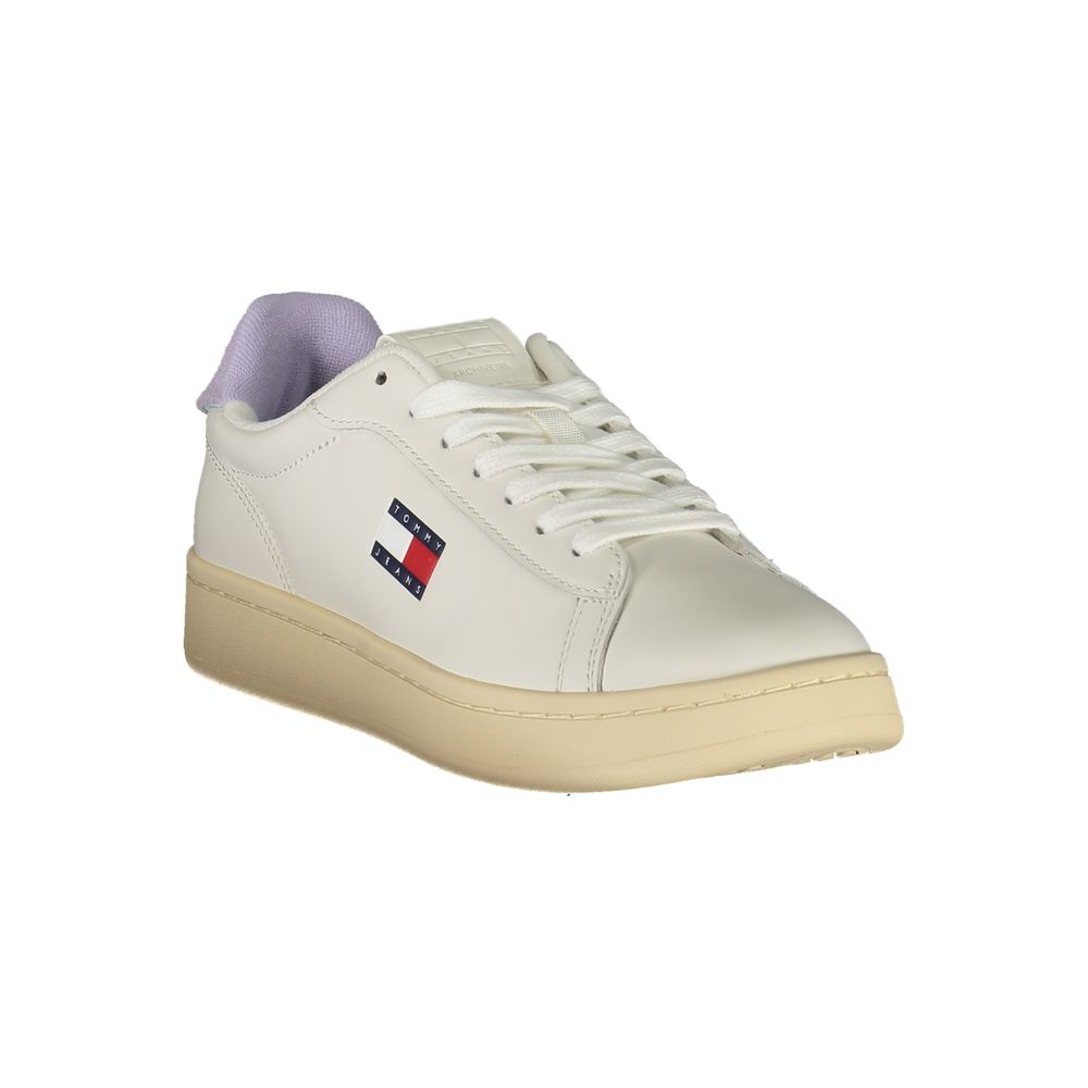 Weißes Leder Damen Sneaker