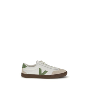 Weiße Sneakers aus Leder mit niedrigem Schaft