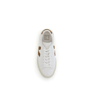 Weiße Sneakers aus Leder mit niedrigem Schaft