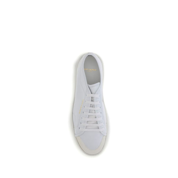 Weiße Kalbshaut Bos Taurus Sneakers mit niedrigem Schaft