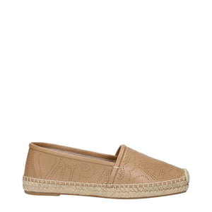 Espadrilles aus braunem Leder