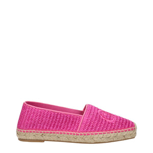 Espadrilles aus rosa Stoff