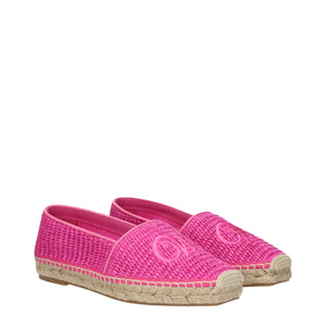 Espadrilles aus rosa Stoff