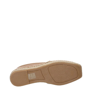 Espadrilles aus braunem Leder