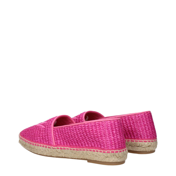 Espadrilles aus rosa Stoff