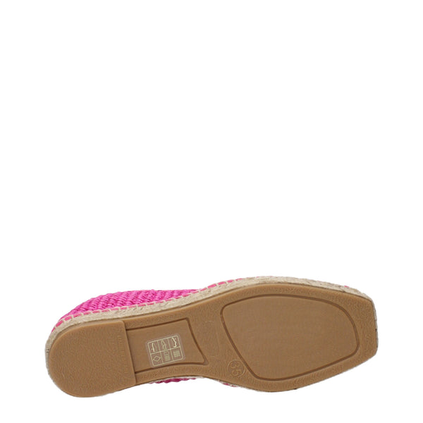 Espadrilles aus rosa Stoff