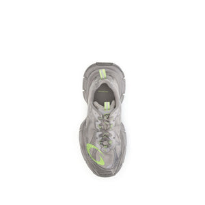 Graue Polyester-Sportschuhe