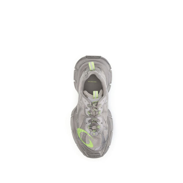 Graue Polyester-Sportschuhe