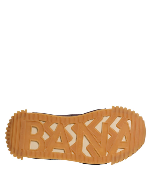 Beige Neopren DG Logo NS1 Lace Sneakers Schuhe