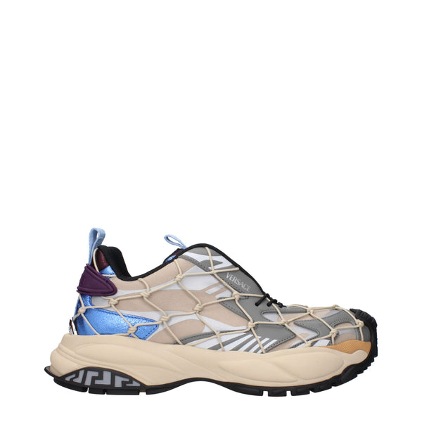 Beige Stoff Turnschuhe