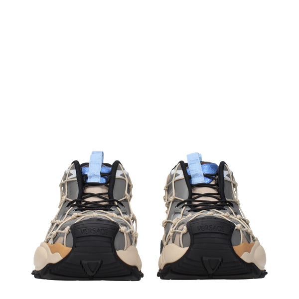 Beige Stoff Turnschuhe