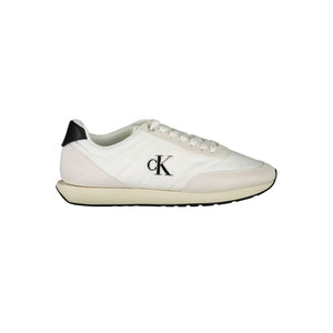 Weiß Polyester Männer Sneaker