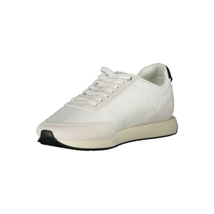 Weiß Polyester Männer Sneaker