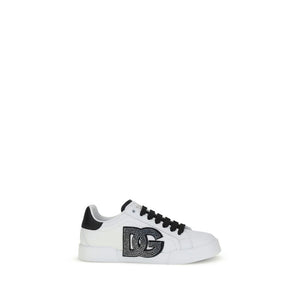 Weiße Kalbshaut Bos Taurus Sneakers mit niedrigem Schaft