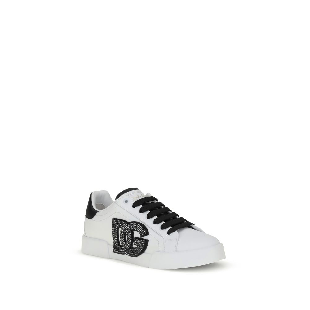Weiße Kalbshaut Bos Taurus Sneakers mit niedrigem Schaft