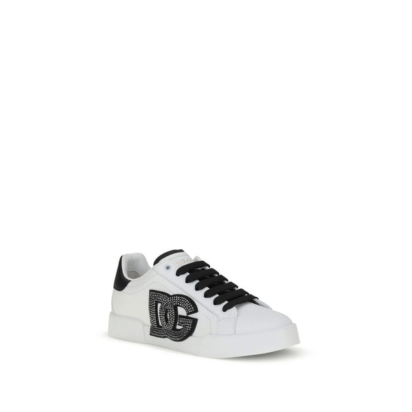 Weiße Kalbshaut Bos Taurus Sneakers mit niedrigem Schaft