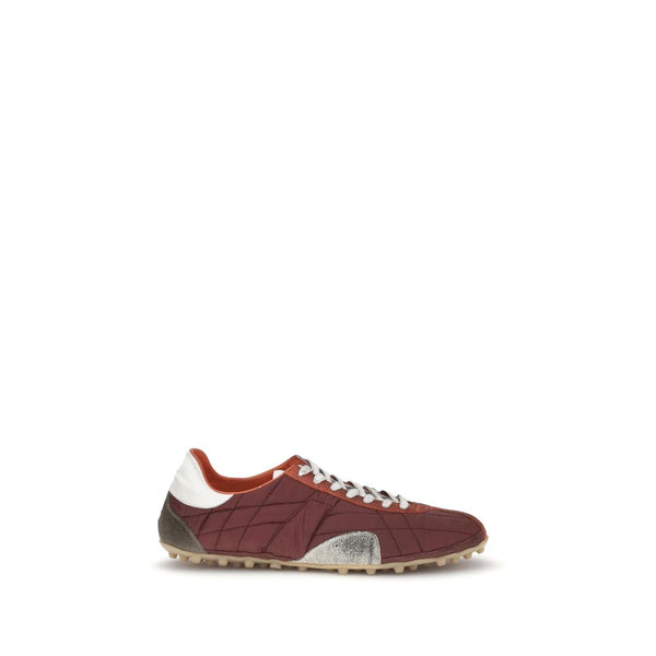 Bunte Baumwoll-Sneaker mit niedrigem Schaft
