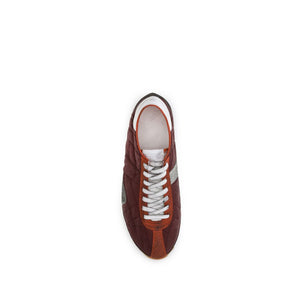 Bunte Baumwoll-Sneaker mit niedrigem Schaft
