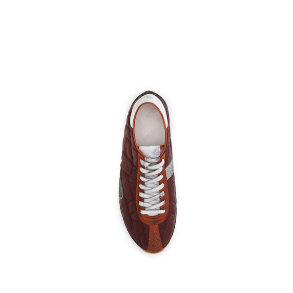 Bunte Baumwoll-Sneaker mit niedrigem Schaft