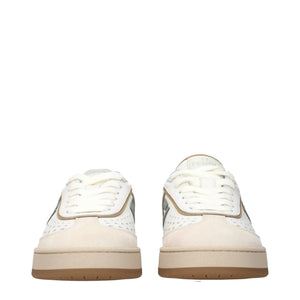 Weiße Sneakers aus Leder
