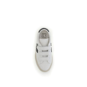 Weiße Gummisohle Sneakers mit niedrigem Schaft