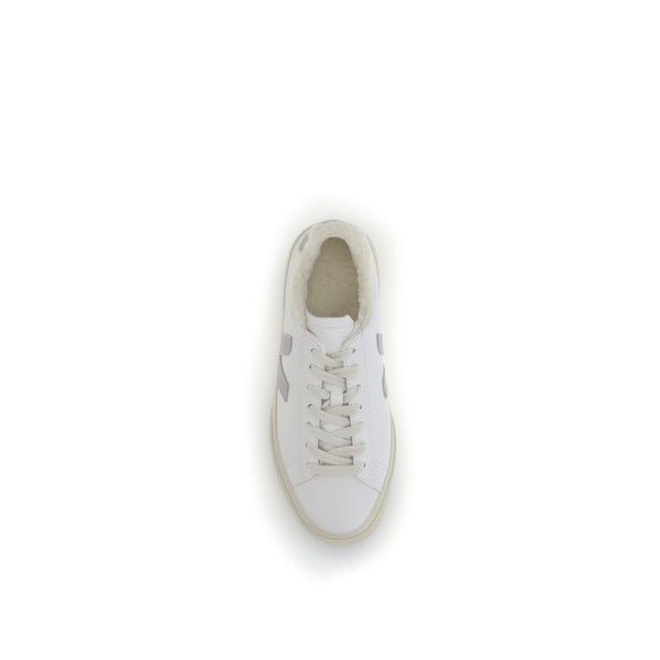 Weiße Kalbshaut Bos Taurus Sneakers mit niedrigem Schaft