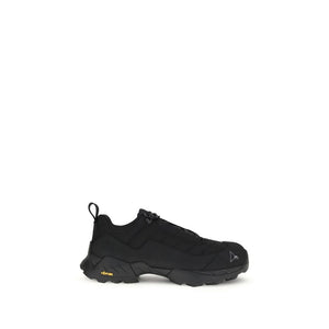 Schwarze Polyamid-Sneaker