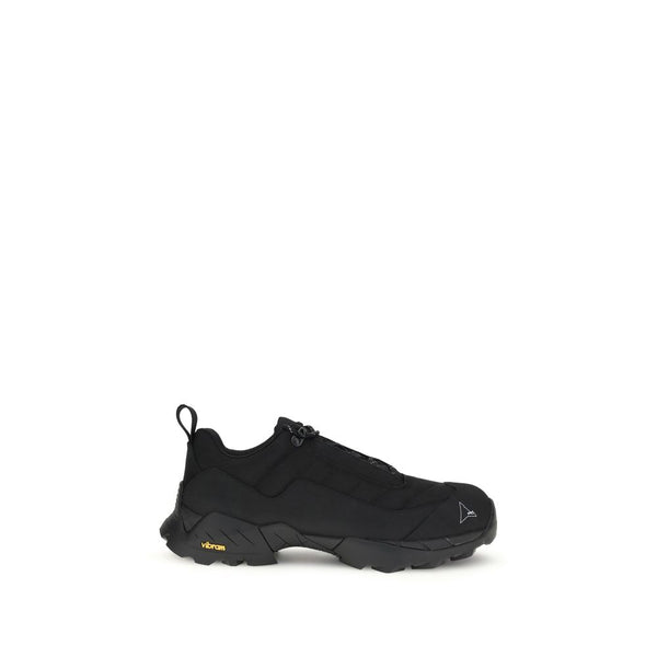 Schwarze Polyamid-Sneaker