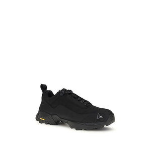 Schwarze Polyamid-Sneaker