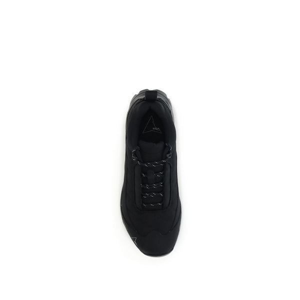 Schwarze Polyamid-Sneaker