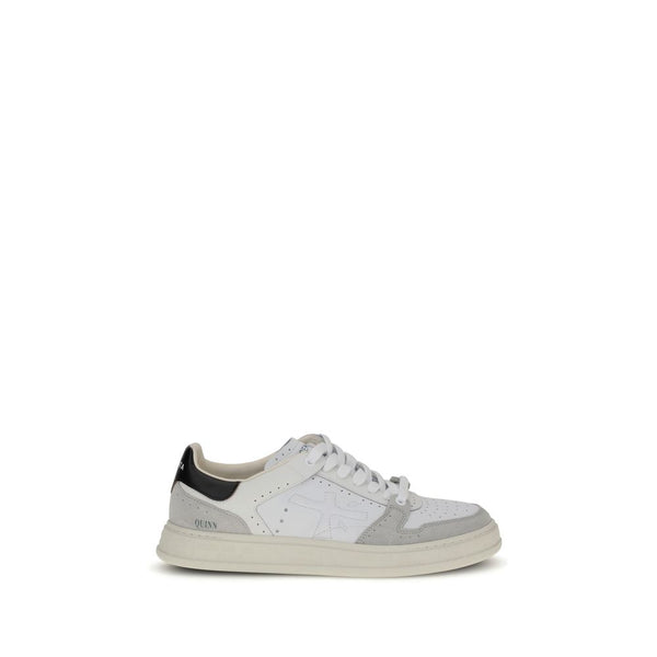 Weiße Kalbshaut Bos Taurus Sneakers mit niedrigem Schaft